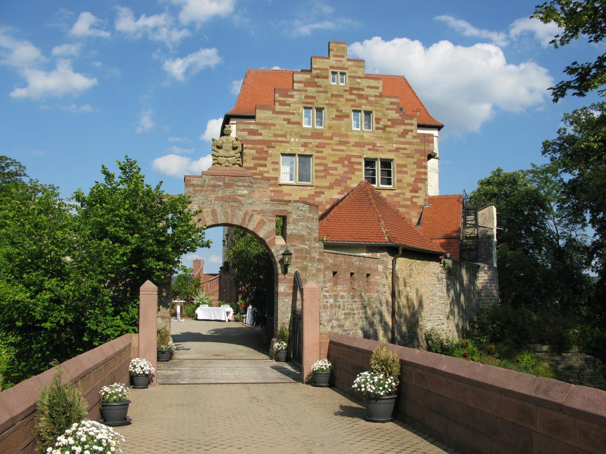 Eventlocation & Hotel Schloss Neuburg Obrigheim Kültér fotó